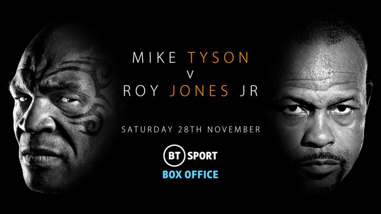 Mike Tyson vs Roy Jones Jr. on BT Sport in UK | boxen247.com