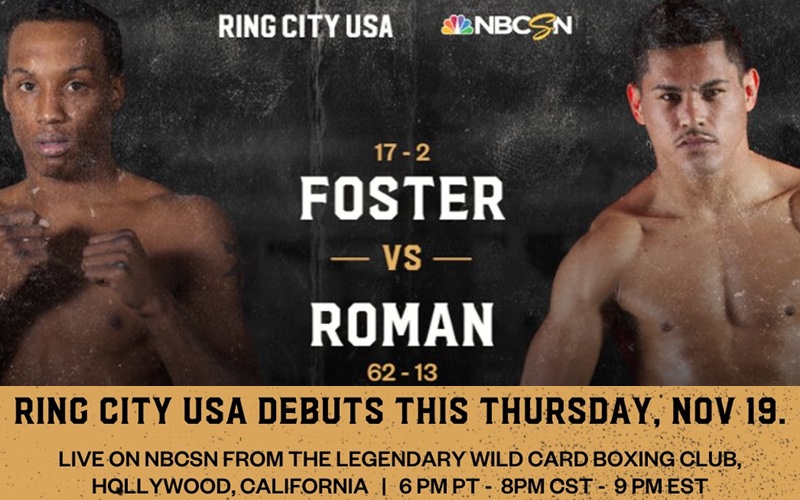 Foster vs Roman Fight Weights & Quotes Los Angeles | boxen247.com