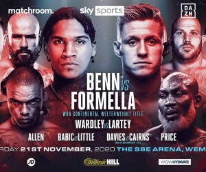 Benn & Formella & Fight Card Make Weight (London) | boxen247.com