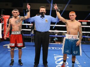 JoJo Diaz Reacts Following Draw With Shavkatdzhon Rakhimov | Boxen247.com