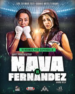 Jackie “Princesa Azteca” Nava vs. Karina “La Bella” Fernandez Saturday | Boxen247.com