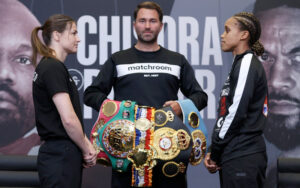 Katie Taylor & Natasha Jonas Face Off Ahead of Saturday | Boxen247.com