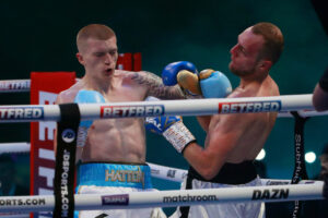 Campbell Hatton makes it 3-0 against Jakub Laskowski in England | Boxen247.com (Kristian von Sponneck)