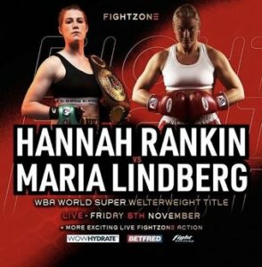 Hannah Rankin faces Maria Lindberg for the WBA world title on November 5 | Boxen247.com (Kristian von Sponneck)