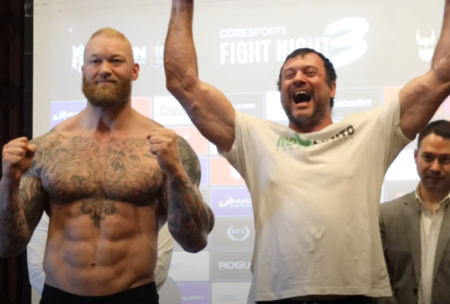 Thor Bjornsson vs. Devon Larratt full fight card weights from Dubai | Boxen247.com (Kristian von Sponneck)