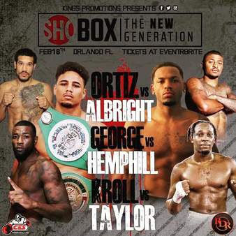 Jamaine Ortiz headlines ShoBox against hard-hitting Nahir Albright Feb.18 | Boxen247.com (Kristian von Sponneck)