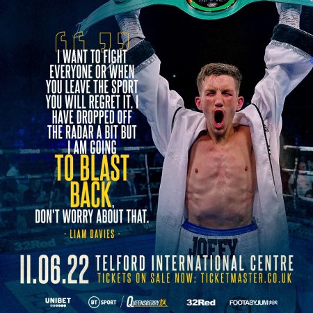 Liam Davies finally meets Andrew Cain this Saturday | Boxen247.com