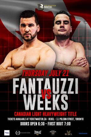 Nick Fantauzzi vs. Greg Weeks: Fantauzzi in first title fight - Rolls returns | Boxen247.com