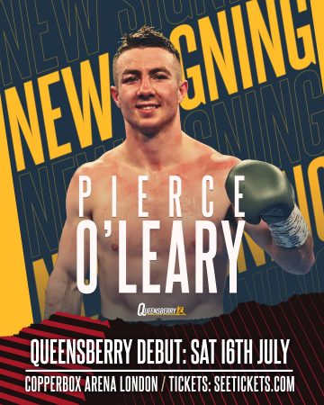 Pierce O'Leary signs with Queensberry | Boxen247.com