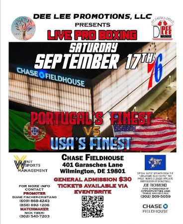 Portugal's Finest vs. USA's Finest in Wilmington, USA on September 17 | Boxen247.com