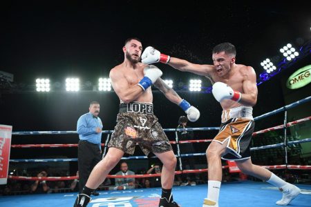 Ruben "Ace" Torres victorious scoring big KO against Cristian Baez | Boxen247.com