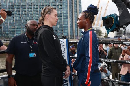 Savannah Marshall & Claressa Shields staredown quotes | Boxen247.com