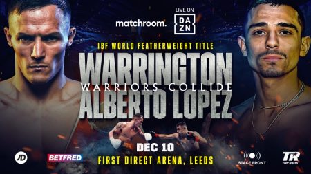 Josh Warrington faces Luis Alberto Lopez on December 10 | Boxen247.com