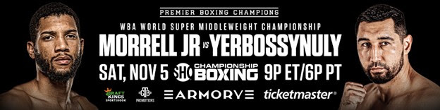 David Morrell Jr. vs. Aidos Yerbossynuly fight card details & quotes | Boxen247.com